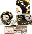 Steel Curtain Signed Steelers Throwback Replica Helmet w/Joe Greene, White, Greenwood, & Holmes