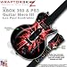 Lightning Red WraptorSkinz Skin fits XBOX 360 & PS3 Guitar Hero III Les Paul Controller (GUITAR NOT INCLUDED)