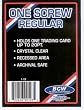 BCW 1 Screw Card Holder - 20 Pt. (Box of 50) - Screwdown - Baseball, Football, Basketball, Hockey, Golf, Single Sports Cards Top Load - Sportcards Card Collecting Supplies