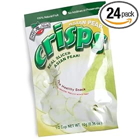 Brothers-ALL-Natural Asian Pear Crisps, 0.35-Ounce Bags (Pack of 24)