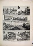 1881 Views Route Panama Canal Station Colon Cabildo
