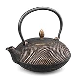 Gusseisen Teekanne Arare 1,2 Liter gold