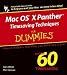 Books : Mac OS X Panther Timesaving Techniques for Dummies