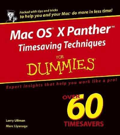 Image of: Mac OS X Panther Timesaving Techniques for Dummies