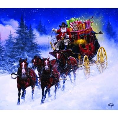St. Nick's Express 550pc Jigsaw Puzzle by Jack Sorenson