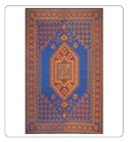 Outdoor Area Rug or Kitchen Mat 5 x 8 Royal Blue Patio Indoor Outdoor Rugs Reversible & Waterproof