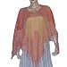 Girls Poncho Wool Dress in Jacquard Design 40 x 40 inches (pnch277)