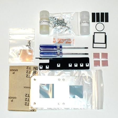 XBRdepot eXtreme Complete Drill-free Uniclamp (TM) Kit for XBOX 360 ft. Stars 900 Thermal Compound GPU CPU Shims eXtreme-III (TM) RAM Thermal Pad Set Super Open Tool Set & Extra Mods (EZ Version No Drilling)