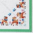 Miniature Green Crib Set Kit by Lindee's Little Linens