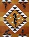 Kokopelli Polar Fleece Throw Blanket 50x60