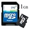 Amazon���� microSD 1GB �_������