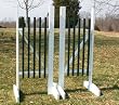 Picket Wing Standards Wood Horse Jumps