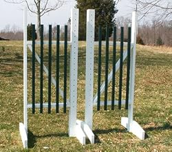 Picket Wing Standards Wood Horse Jumps