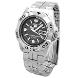 SEIKO5 (セイコー5) 腕時計 オートマチック スケルトンバック メンズウォッチ SNZE45J1 グレーの画像