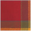 Durable Woven Jacquard 100% Cotton Cranberry Twirl Tablecloth 60x60 Inches