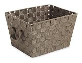 Whitmor  6581-1980-JAVA  Small Woven Strap Tote, Java