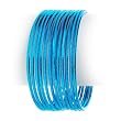 12 pc Solid Color Textured Bangle Bracelet -- MANY COLORS TO CHOOSE FROM
