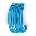 12 pc Solid Color Textured Bangle Bracelet -- MANY COLORS TO CHOOSE FROM