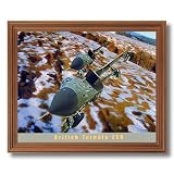 British Panavia Tornato ECR Military Fighter Jet Aircraft Airplane Aviation Wall Picture Oak Framed Art Print