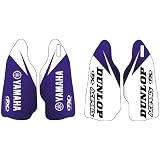 03-04 YAMAHA YZ450F: 2011 FACTORY EFFEX FORK GUARD GRAPHICS - YAMAHA (BLUE) by Factory Effex