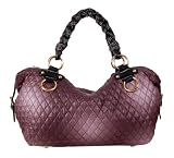 Candice Women Handbag Shoulder Bag Purse Totes Satchel Clutches Hobos (LA55860) Purple Reviews