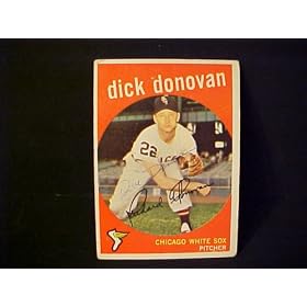 Dick Donovan Chicago White Sox #5 1959 Topps Signed Autographed Baseball Card