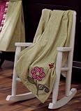 Angelica Appliqued Sherpa Blanket