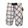 Split Mod Block Boardshorts White