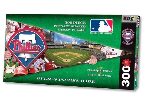 Mlb Pennant Shaped Puzzle - Philadelphia Phillies