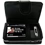 igadgitz echtes Leder Tasche Schutzh�lle Etui Case H�lle quer in Schwarz f�r Philips GoGear Ariaz MP3-Player (SA1ARA16KI/05, SA1ARA16K/02, SA1ARA08KI/05, SA1ARA08K/02, SA1ARA04KI/05)