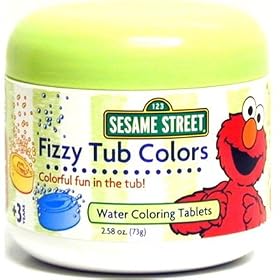 Sesame Street Comprim�s gazeux colorants de baignoire 76 ml