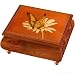 Butterfly on Daisy Musical Jewelry Box Plays " Ode to Joy"