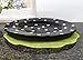 Polka Dots Serving Platter Color: Black