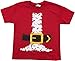 Santa Claus Costume | Jumbo Print Novelty Christmas Holiday Humor Youth T-shirt