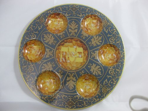 Passover Glass Seder Plate