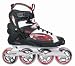 Powerslide 900915 Fitness Skate D1 Pure, hellblau/wei�/grau