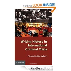 Writing History in International Criminal Trials