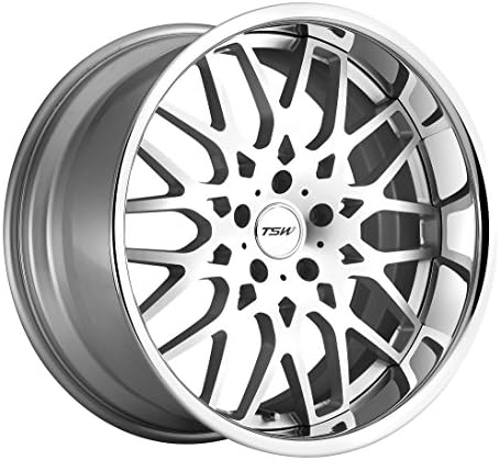 20x10.5 TSW Rascasse (Silver w/ Machined Face / SS Lip) Wheels/Rims 5x114.3 (2005RAS255114S76)