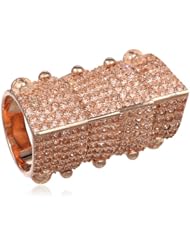 Vivienne Westwood Diamante Armour Ring, Size 6