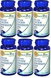 Chelated Calcium Magnesium Zinc (100 Tablets) 6 Bottles