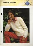 Knitting Pattern : Ladies Cricket Sweater (32-38in) (Knitting in Style)
