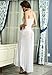 Honeystore Women's Sexy Lace and Chiffon Babydoll Nightwear Long Gown Lingerie with Thong LC6143