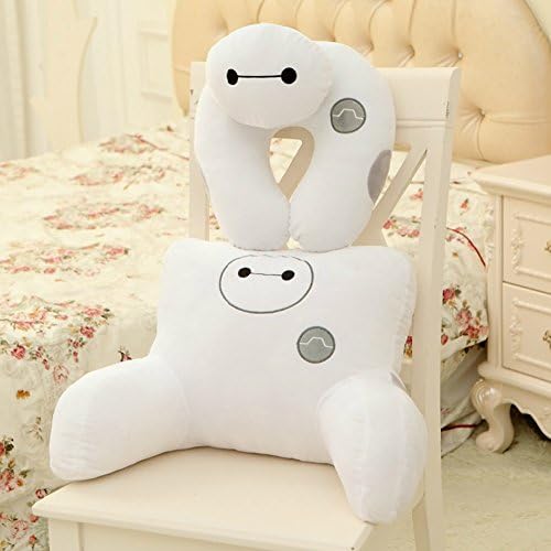 Cartoon Baymax Printed U Shape Neck Plush Pillow + Waist Plush Pillow