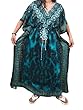 Mogul Womans Caftan Blue Moroccan Maxi Kaftans Dress Muumuu
