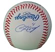 Coco Crisp Autographed ROLB Baseball, Oakland Athletics, Boston Red Sox, Proof Photo