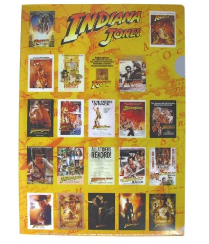 インディ・ジョーンズ4作品リストクリアファイル IJCL-04 