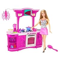 Barbie Kitchen Play Set - Pink