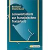 Lernwortschatz zur franz�sischen Textarbeit