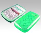GREEN SOFT CRYSTAL SKIN GEL COVER CASE WITH MULTI DOT FOR BLACKBERRY CURVE 8900