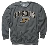 Purdue Boilermakers Dark Heather Perennial II Crewneck Sweatshirt